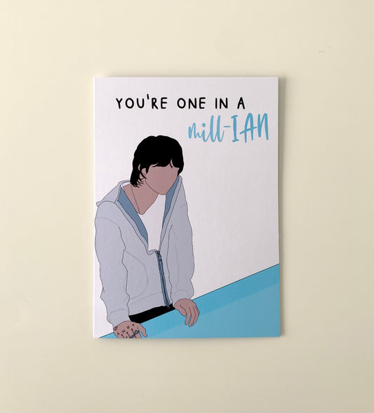 "You're one in mill-IAN" greeting card