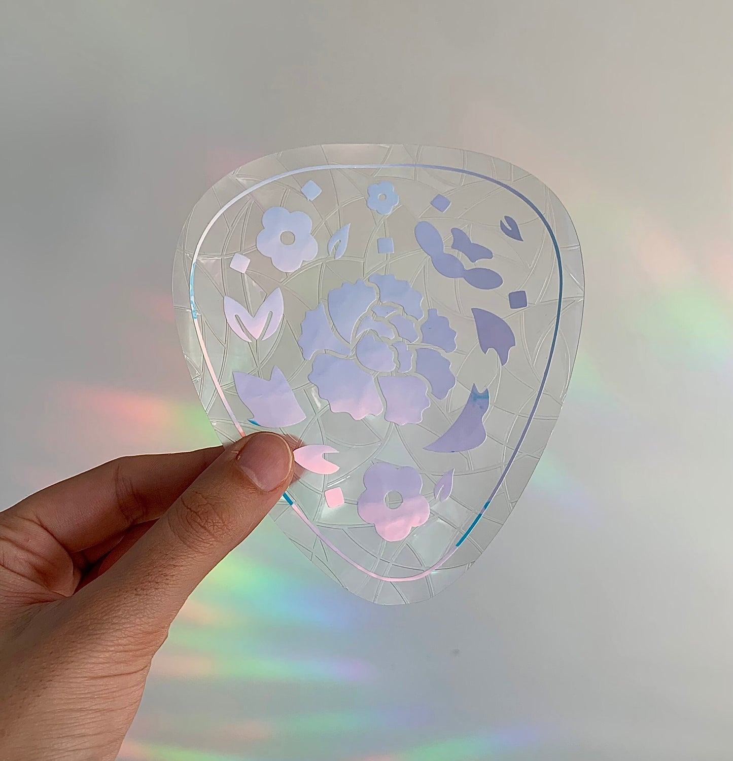 Lotus Flower D-DAY Guitar Pick rainbow sun catcher