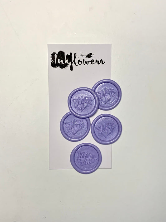Paper Plane self adhesive wax seals - Inkflowerr