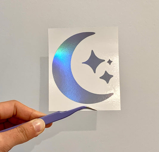 Moon vinyl decal sticker