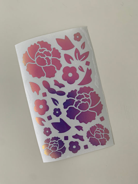 Lotus Flower D-DAY inspired decal sticker sheet