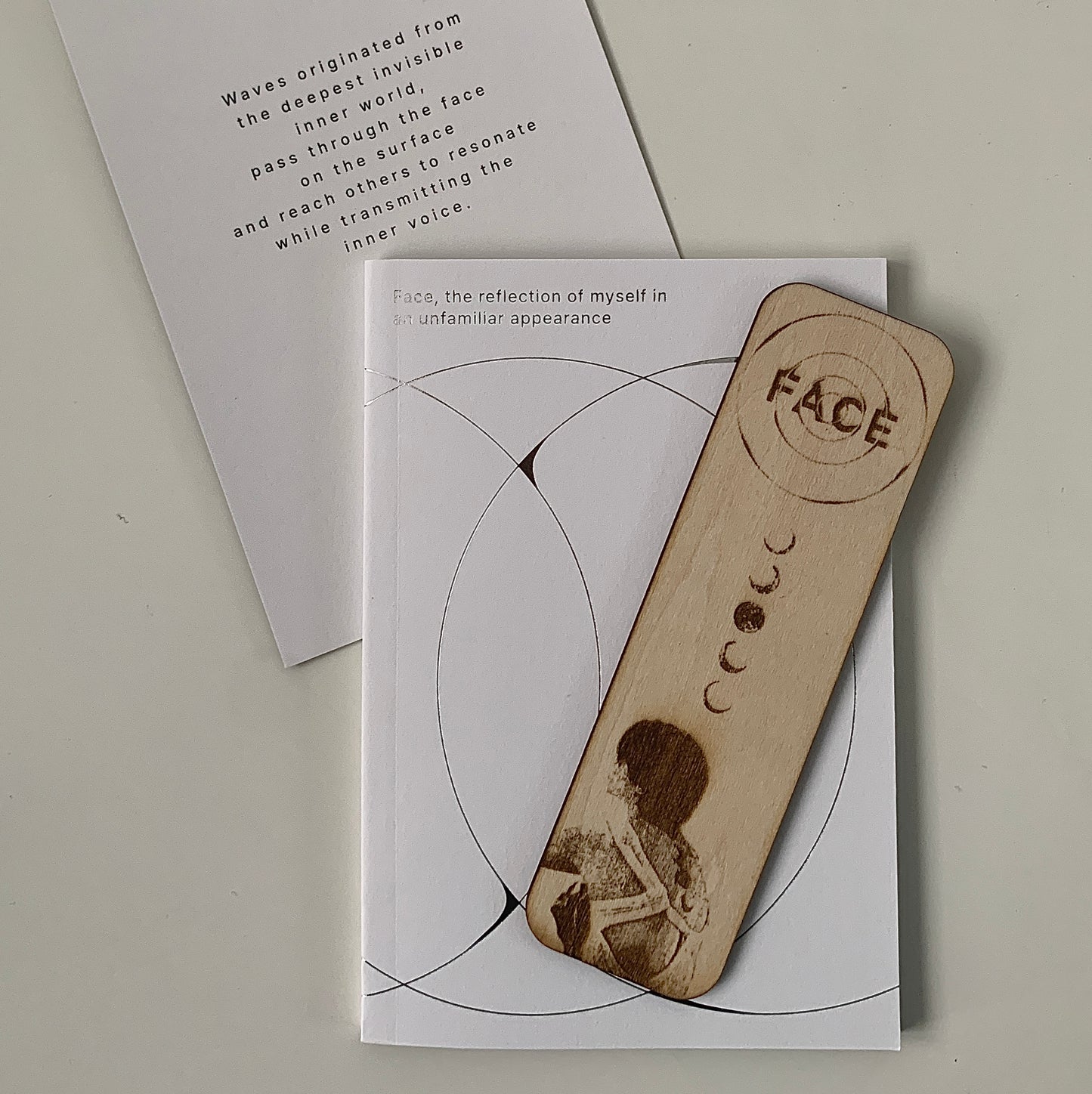 Engraved wooden bookmark - Jimin FACE inspired