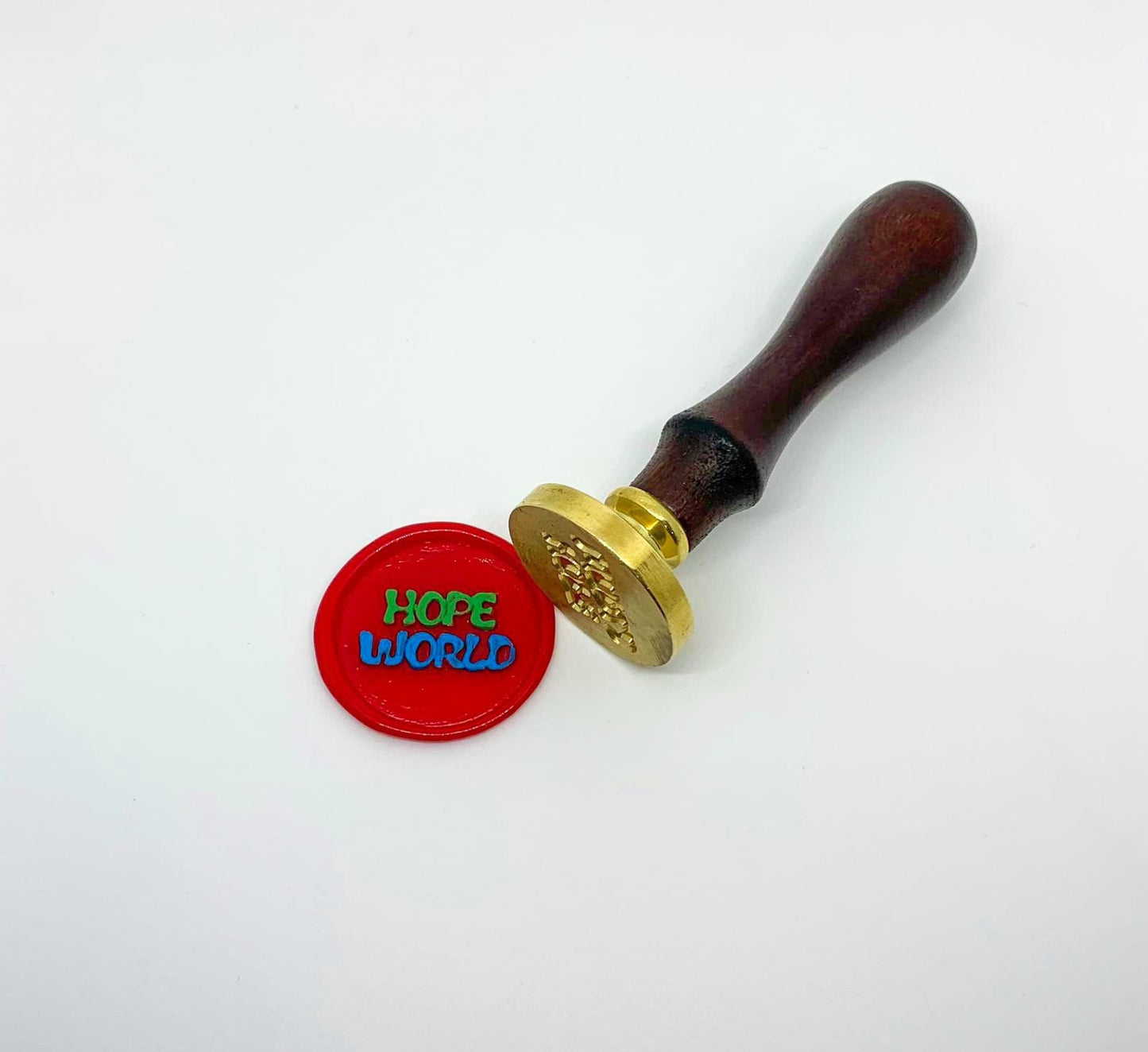 "Hope World" BTS J Hope inspired self adhesive wax seals - Inkflowerr