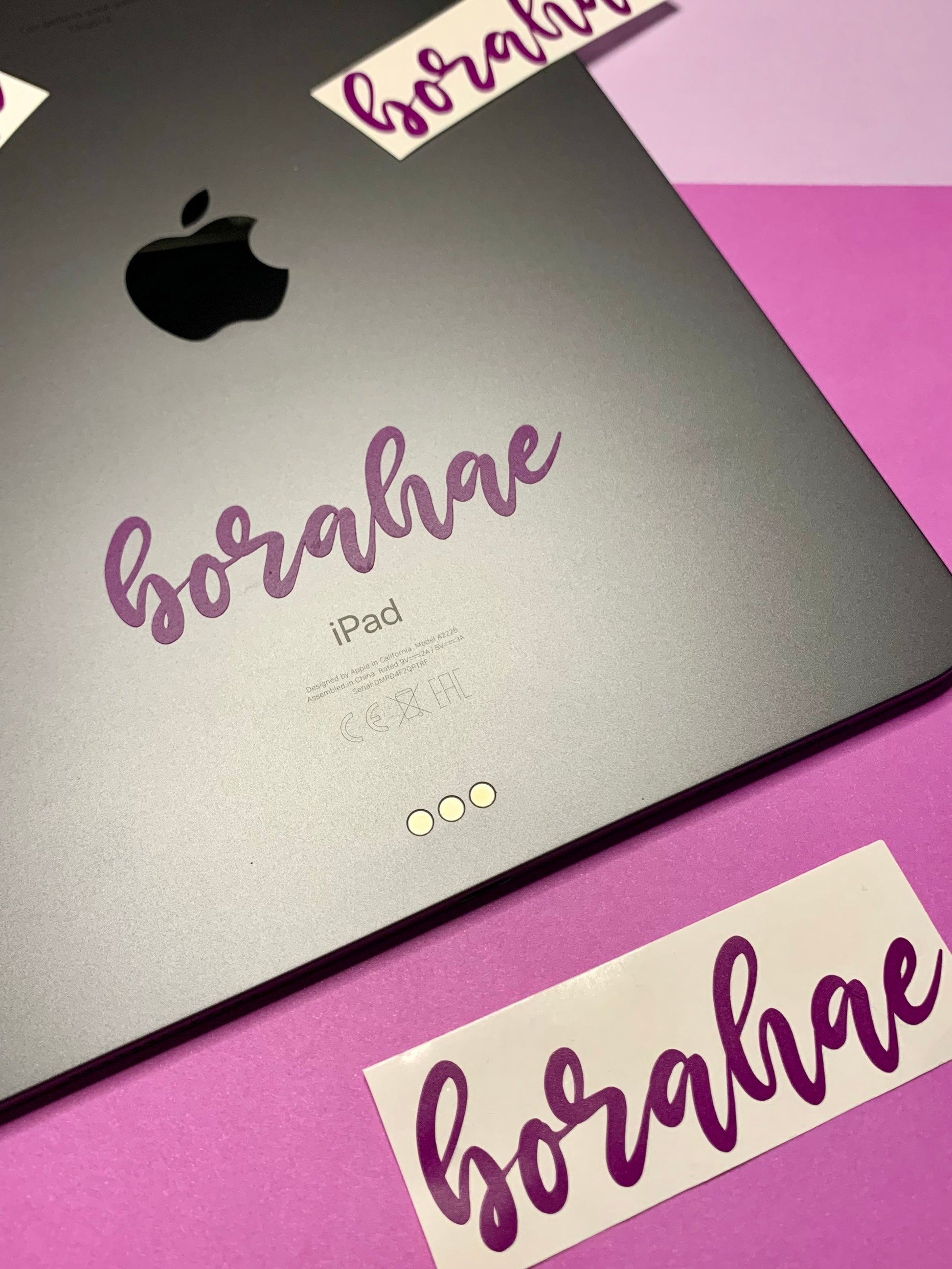 BTS Borahae (I purple you) lightstick/army bomb vinyl decal sticker - Inkflowerr