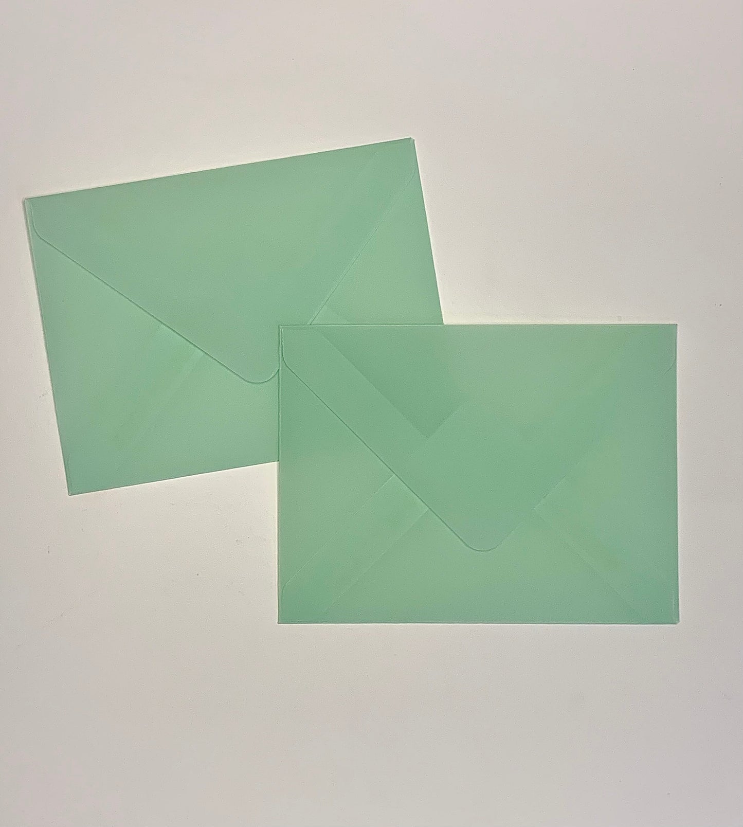 Mint green vellum A2 envelope - Inkflowerr