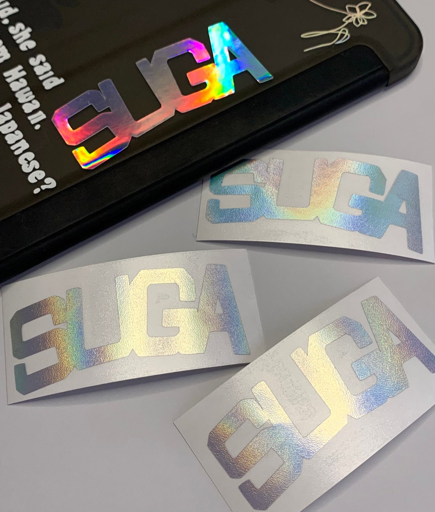 SUGA vinyl decal sticker