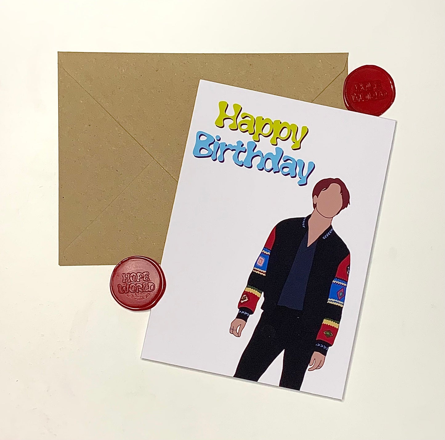 “Happy Birthday” Hope World inspired greeting card