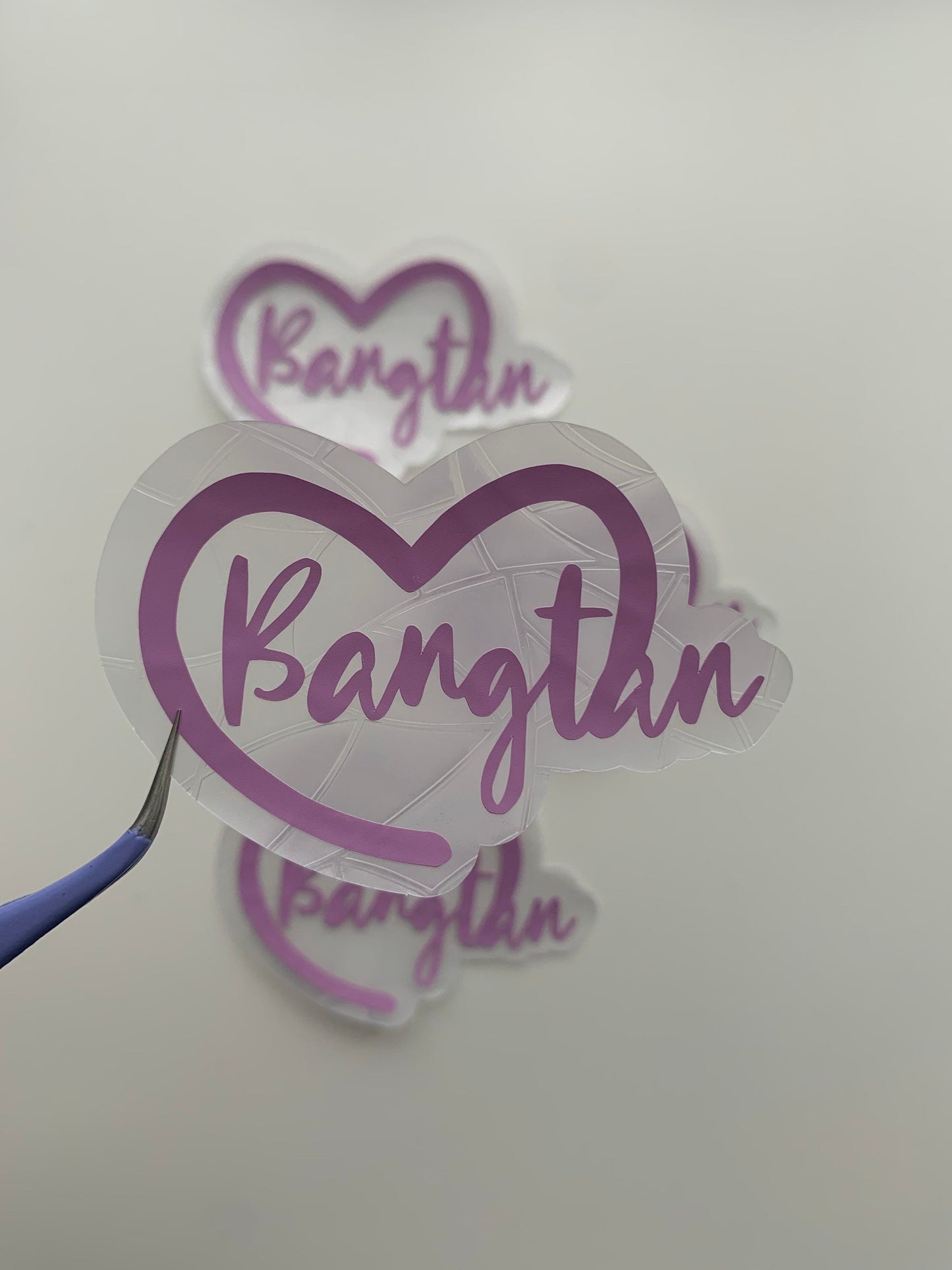 Bangtan heart rainbow sun catcher