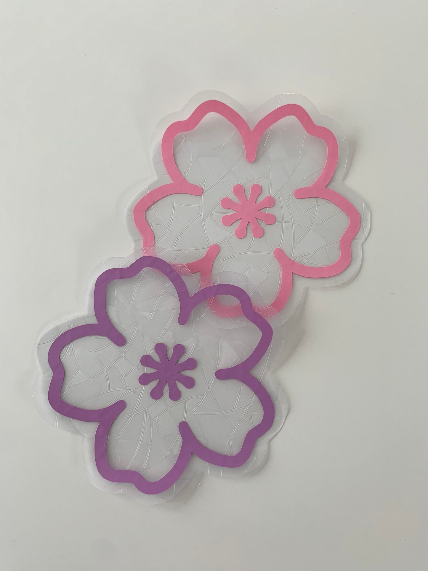 Flower rainbow sun catcher